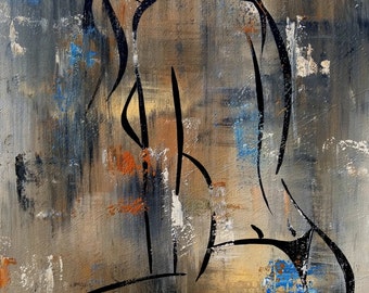 Original Large Abstract Pop Art Paintings and by fidostudio