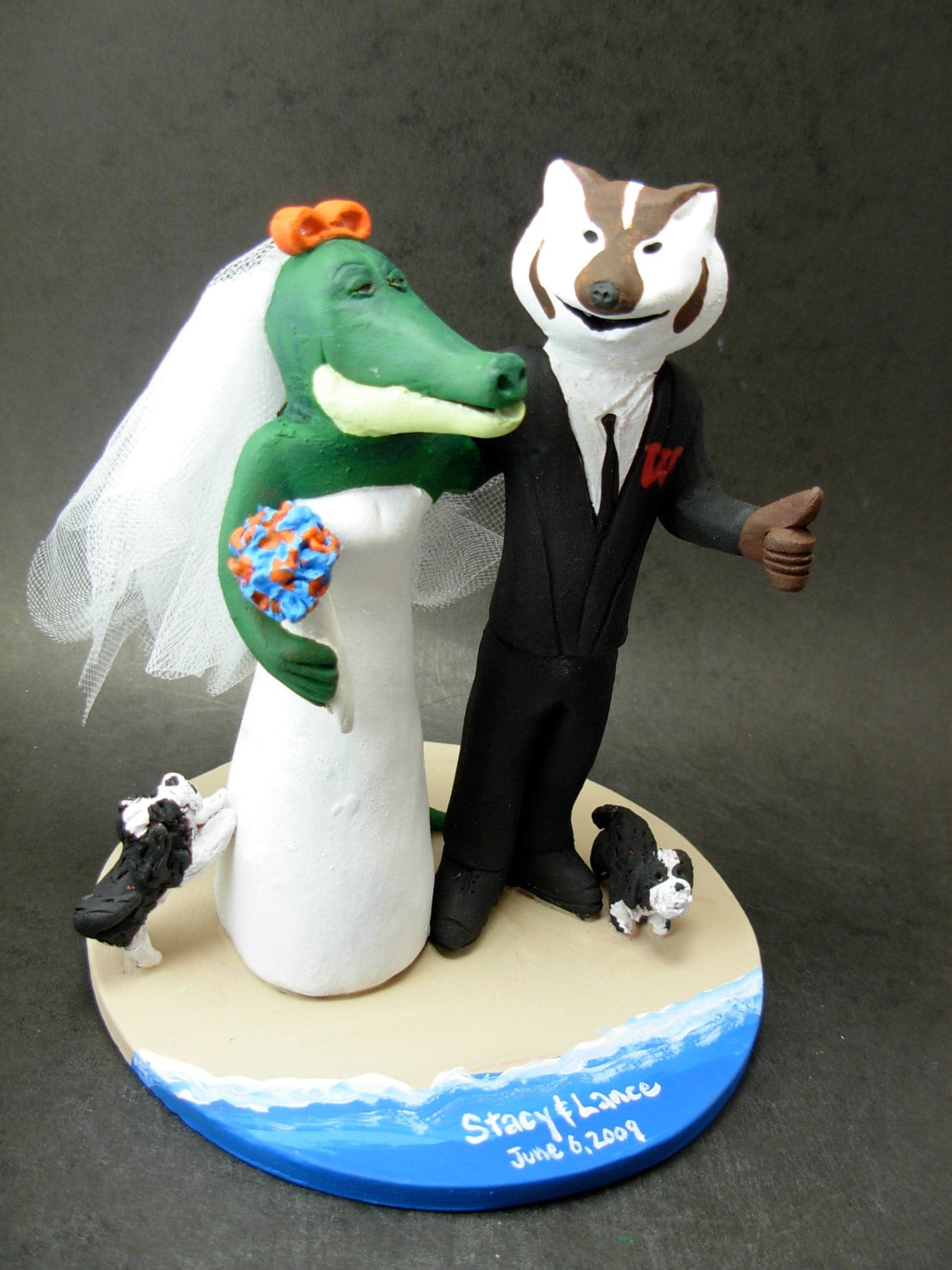 College Football Wedding Cake Toppers College Football Wedding Cake Toppers