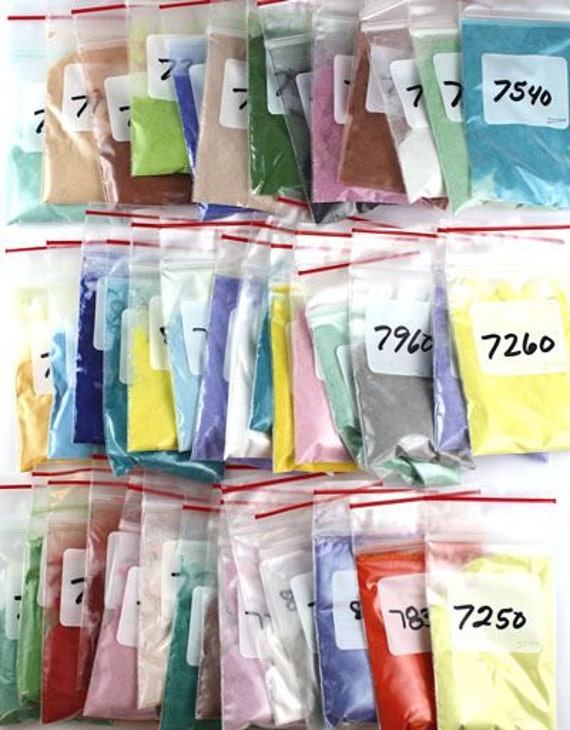 Thompson Enamel Sample Set. 96 COE. 42 colors. 7000 to 8000 Etsy