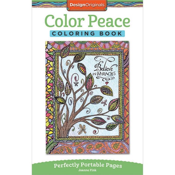 Design Originals Color Peace Portable Coloring Book