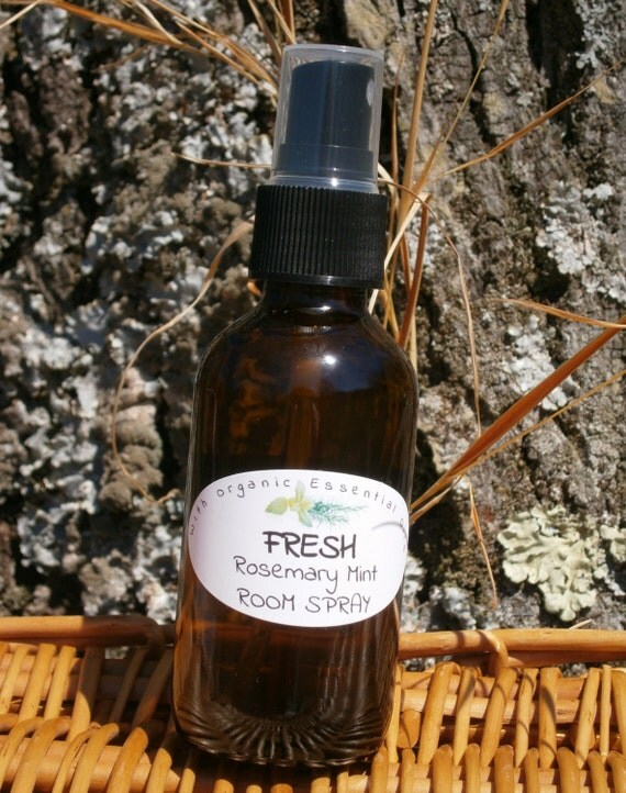 FRESH Room Spray Rosemary Mint With Organic Essential Oils