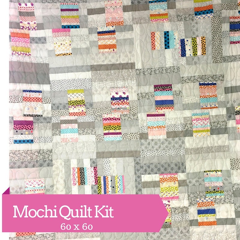 Mochi Quilt Kit pattern by Beyond the Reef 60 x 60