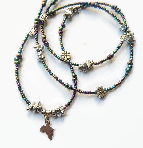 etsy african waist beads