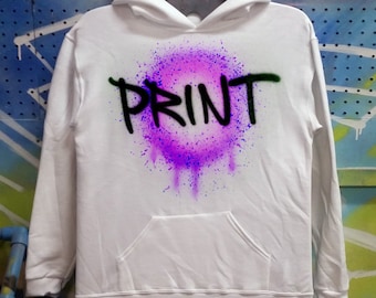 custom airbrush sweatshirt