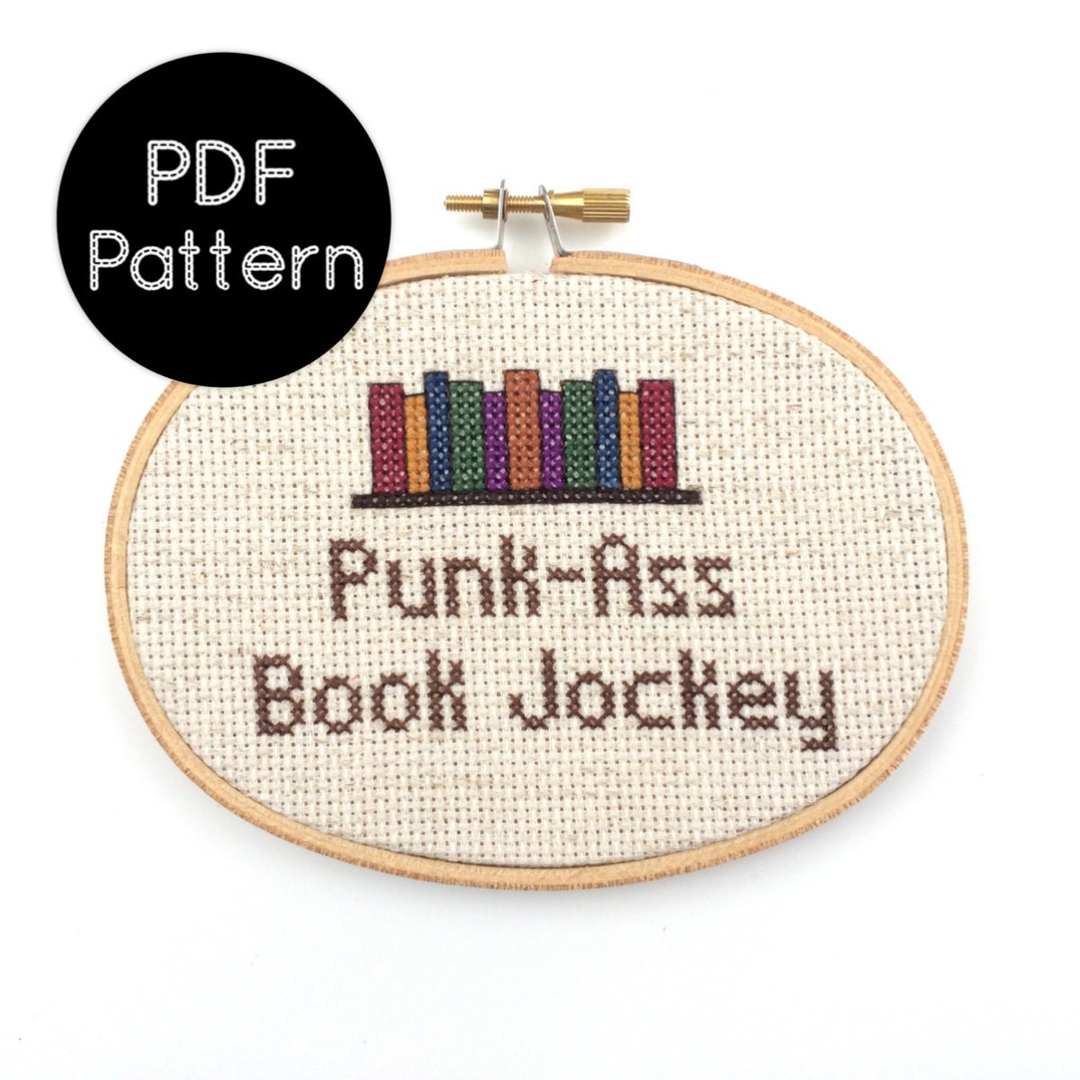 PATTERN Punk Ass Book Jockey Parks \u0026 Recreation Quote