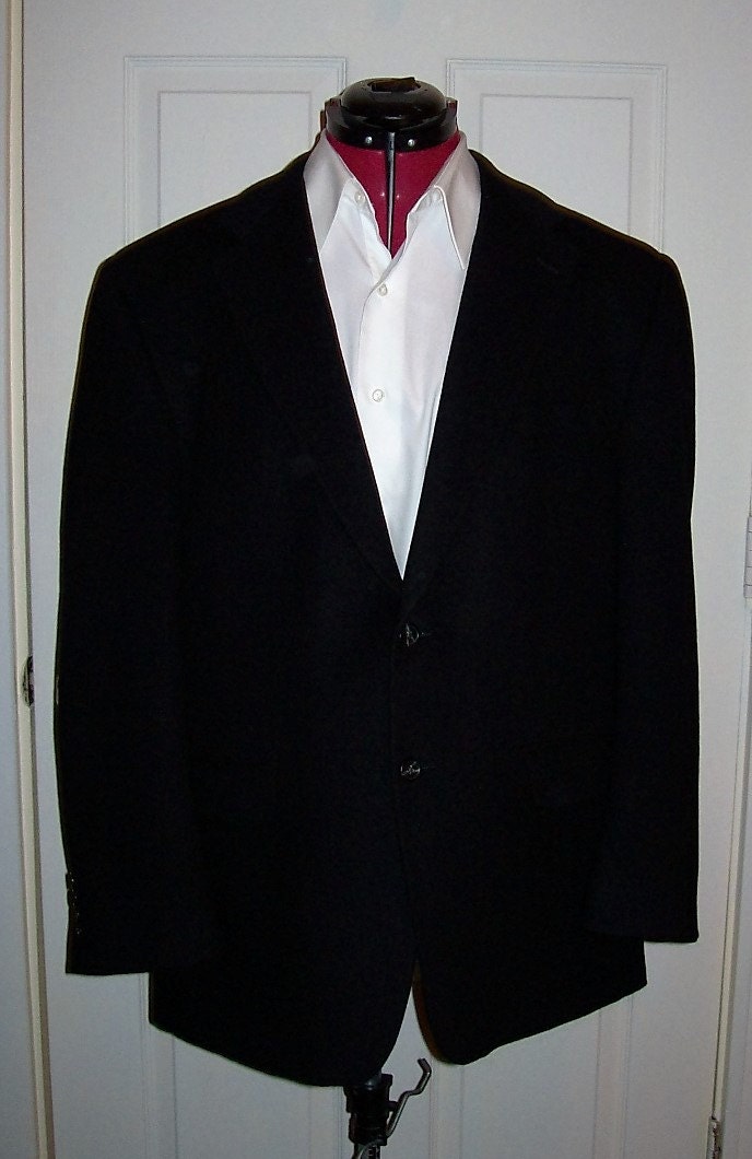 black cashmere sport coat