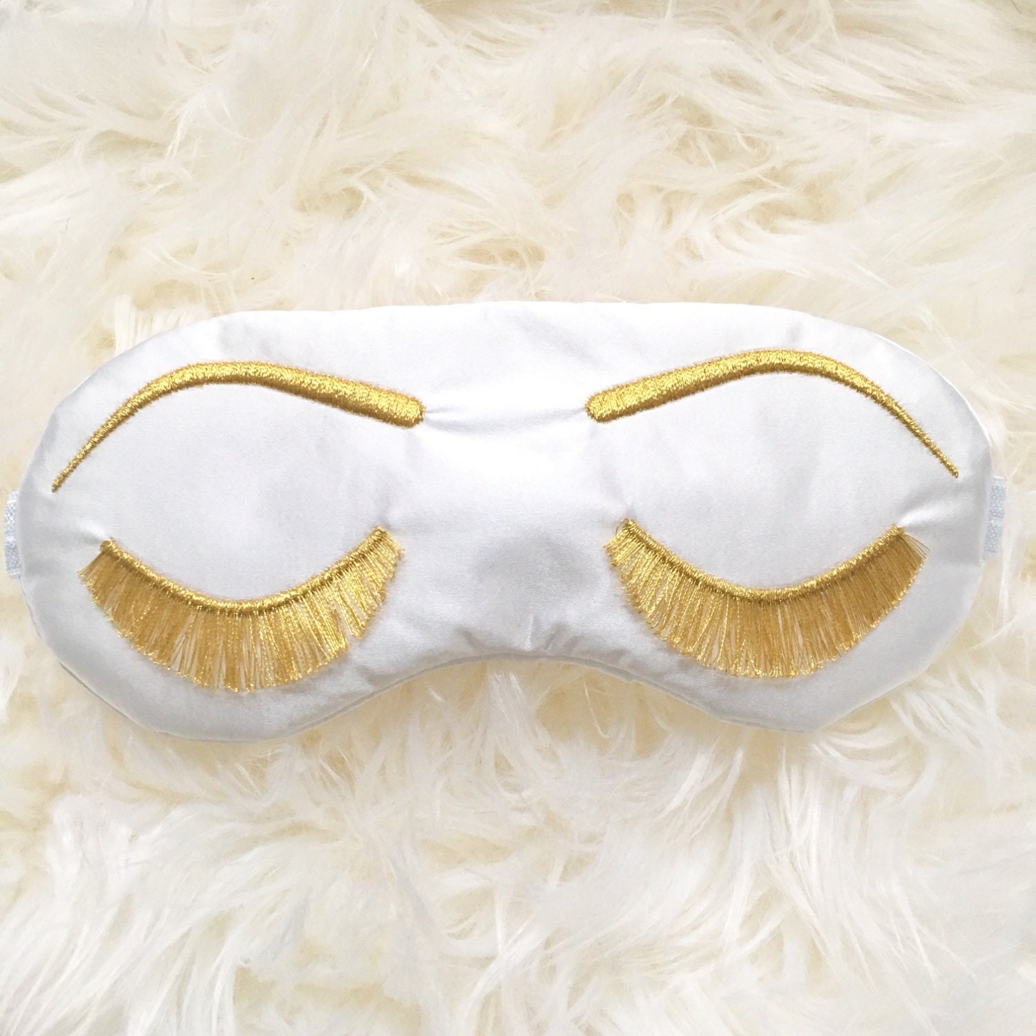 Holly Golightly sleep mask Eyelashes sleep mask by GoiaBoutique