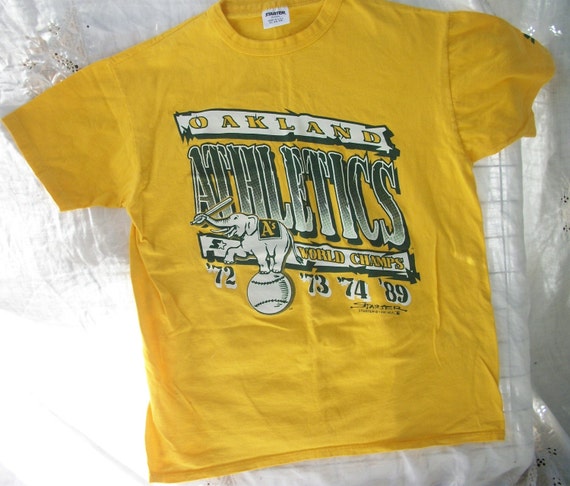 Oakland A's T Shirt Vintage Starter by AtomicTreasureHunter