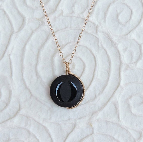black onyx pendant necklace black onyx pendant necklace