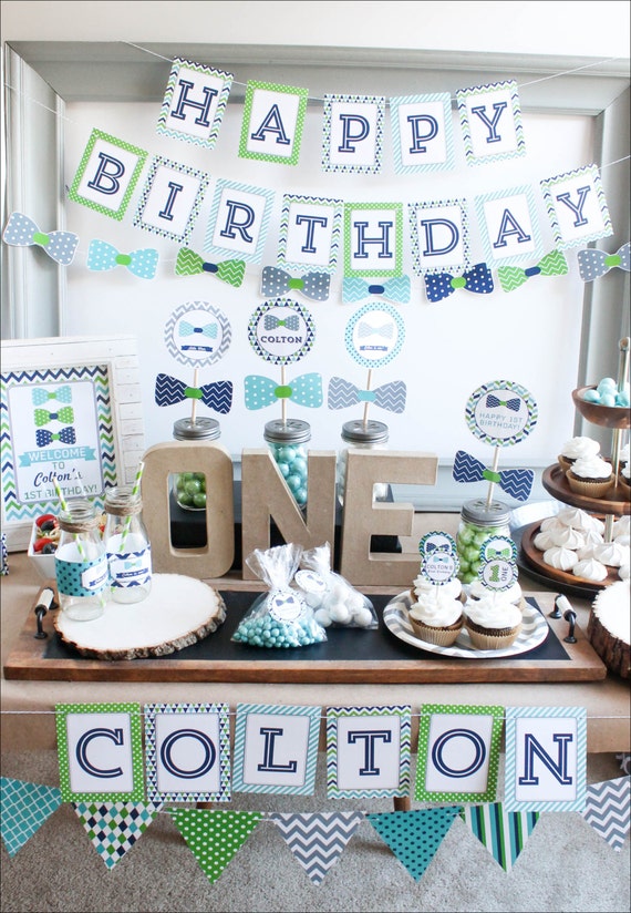  Boy  First  Birthday  Decorations  baby boy  first  birthday  