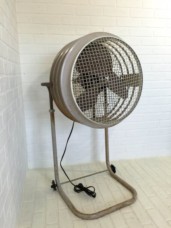 Industrial Fan Vintage Westinghouse AM401 Adjustable Floor