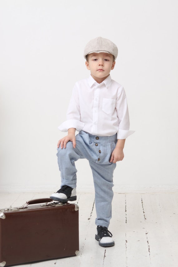 Boys pants Toddler boy linen pants Boys pants Boys baggy pants