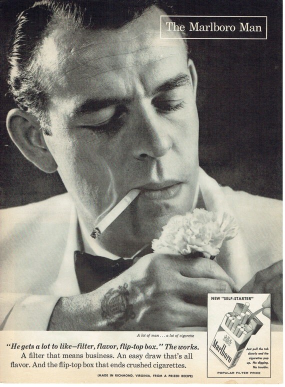 1957 Marlboro Cigarette Advertisement