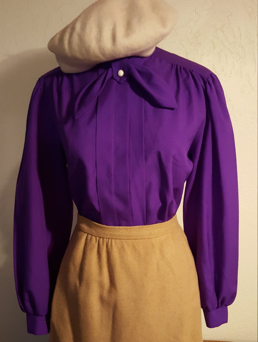 Royal Purple Blouse