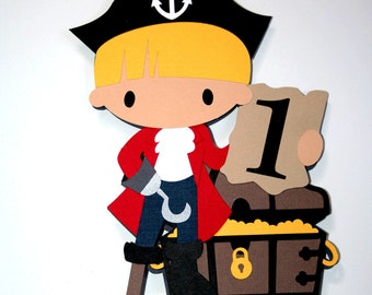 Pirate Cake Topper or Centerpiece