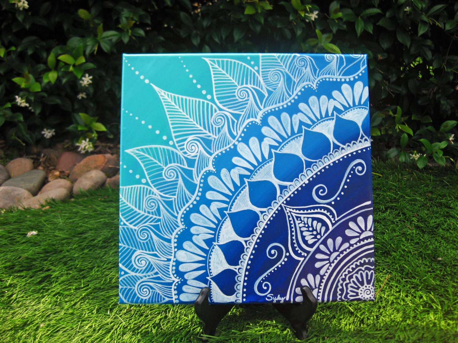 Henna on Canvas by KeepAustinDreaming on Etsy