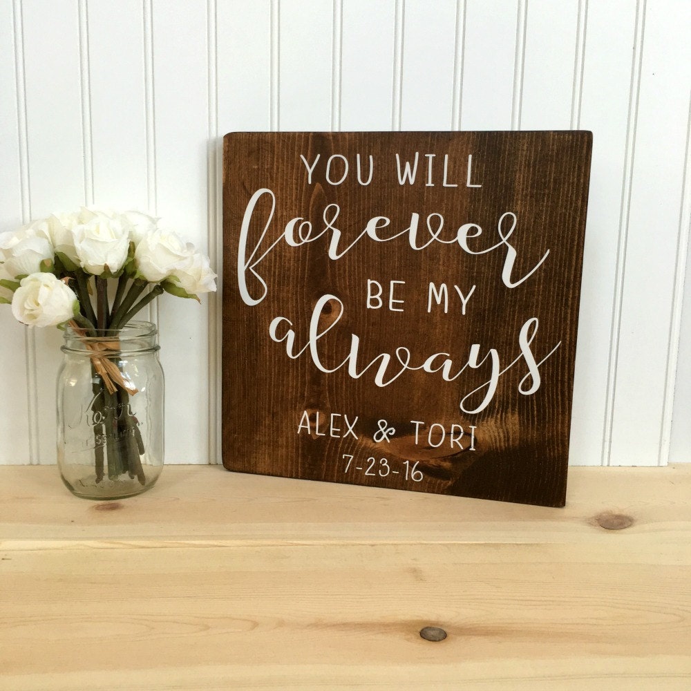 Romantic Quote Sign Wooden Love Quote Sign Signs With