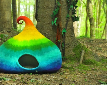 Unique handmade cat houses - Big cat house