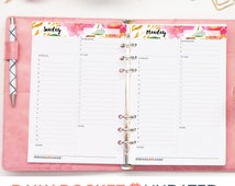 undated daily planner undated daily planner