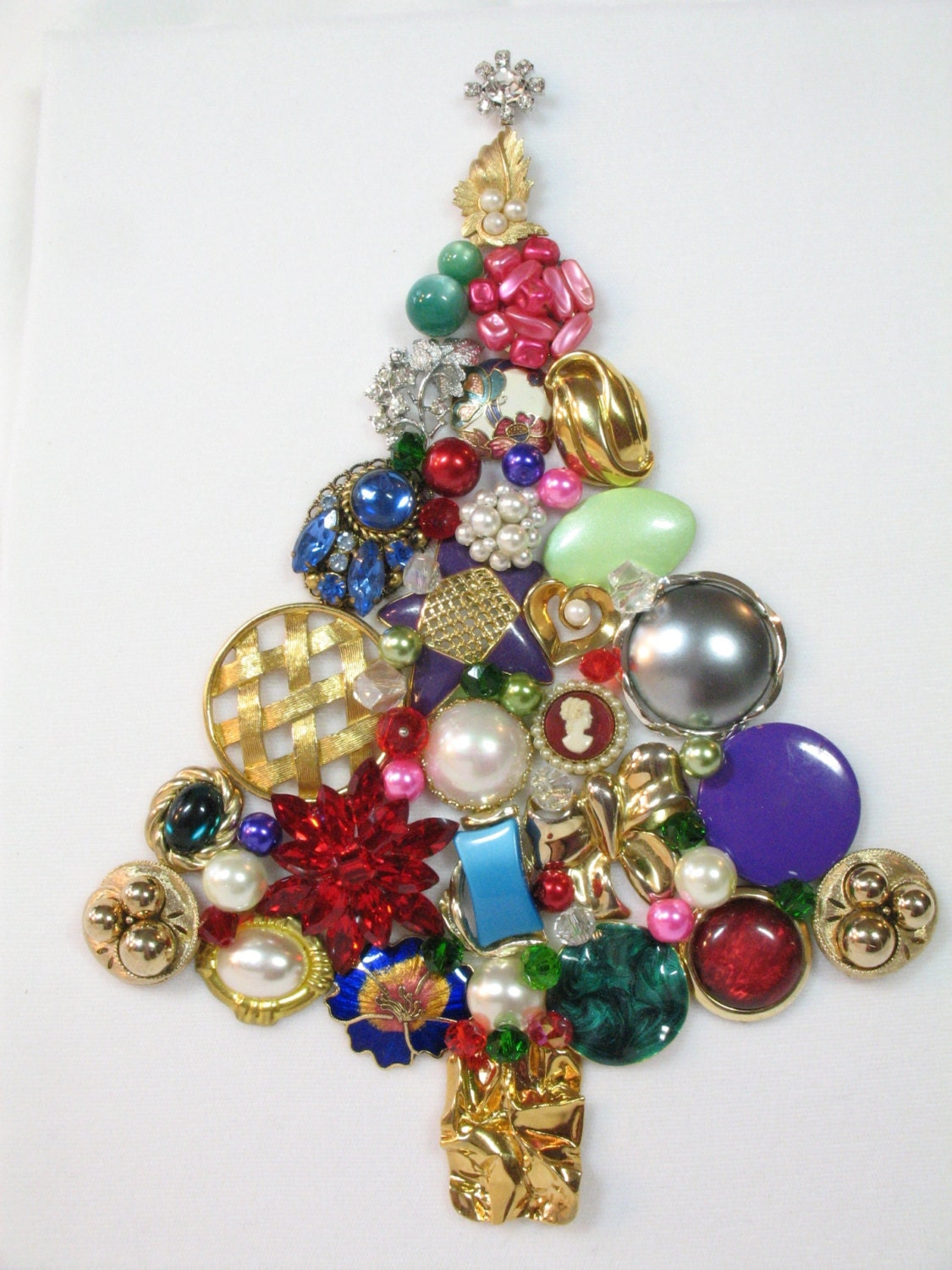framed vintage jewelry christmas tree north by sunny day framed vintage jewelry christmas tree north by sunny day