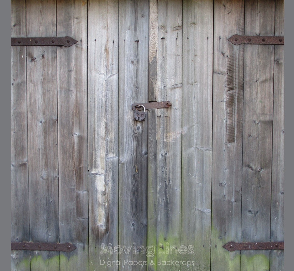 door wallpaper rustic Background Backdrop Wood Baby Photography Door Props Barn