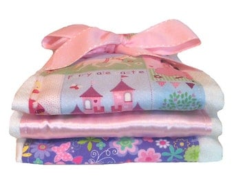 Fairy Tale Princess Burp Cloths - Baby Shower Gift