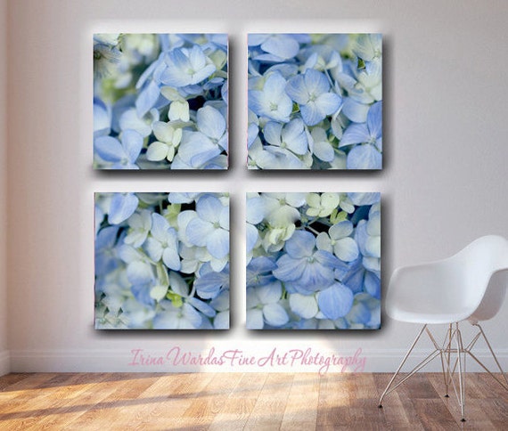 Hydrangea Wall Art extra large wall art 4 panel split canvas hydrangea photograph Hydrangea Wall Art extra large wall art 4 panel split canvas hydrangea photograph