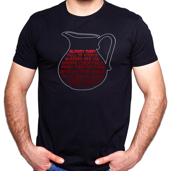 Archer Inspired Bloody Mary Prayer TShirt by thepersonalizedstore