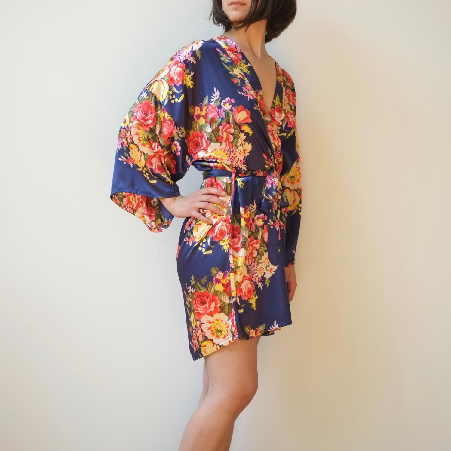 floral summer robe