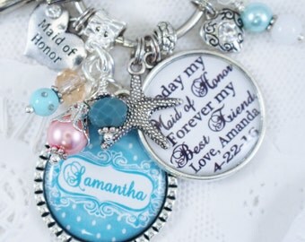 Personalized MAID OF HONOR Gift, Maid of Honor Gift, Maid of Honor Gifts, Bridesmaid Gift, Bridesmaid Gifts, Wedding Gifts, Wedding Party