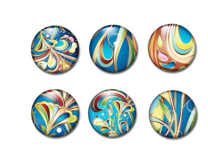 Artsy Magnets - Stained Glass Magnets - Dorm Decorations - Office Gifts - Locker Magnets - Cubical Magnets - Art Gift Sets - Classroom Decor