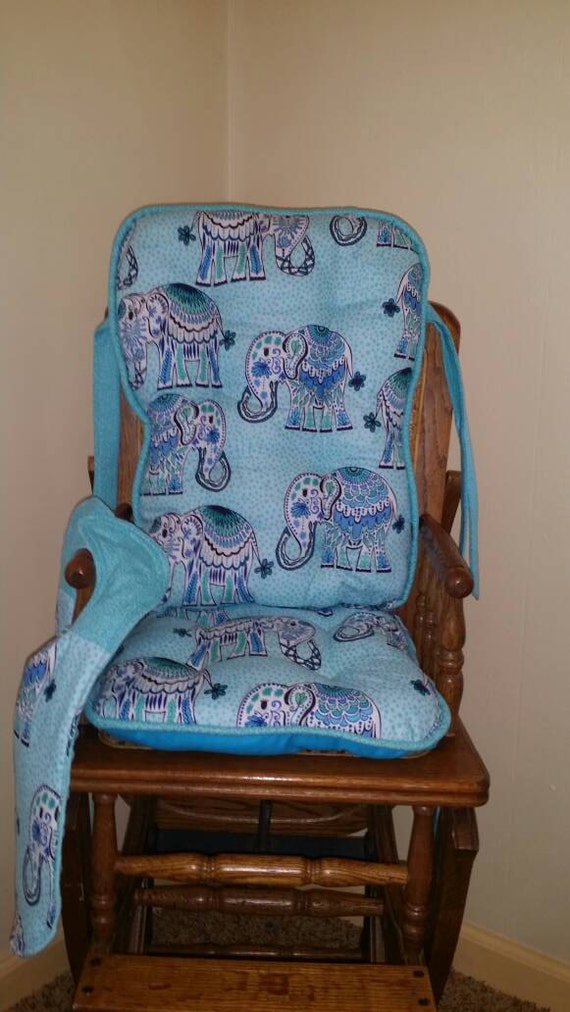 Wooden High Chair Cushions Boho Bohemian High Chair Pads