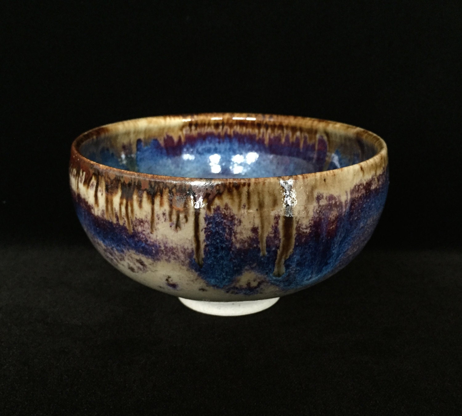 Charles Higa Hawaii studio pottery small footed by arSFhomedecor