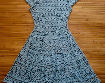 Crochet dress PATTERN Boho crochet dress PATTERN CHART and