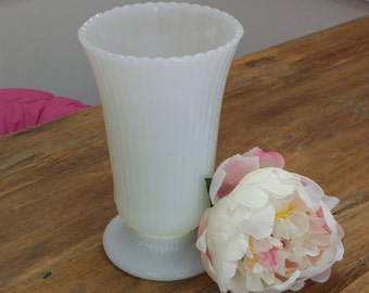 Gorgeous E. O. Brody Milk Glass Vase!