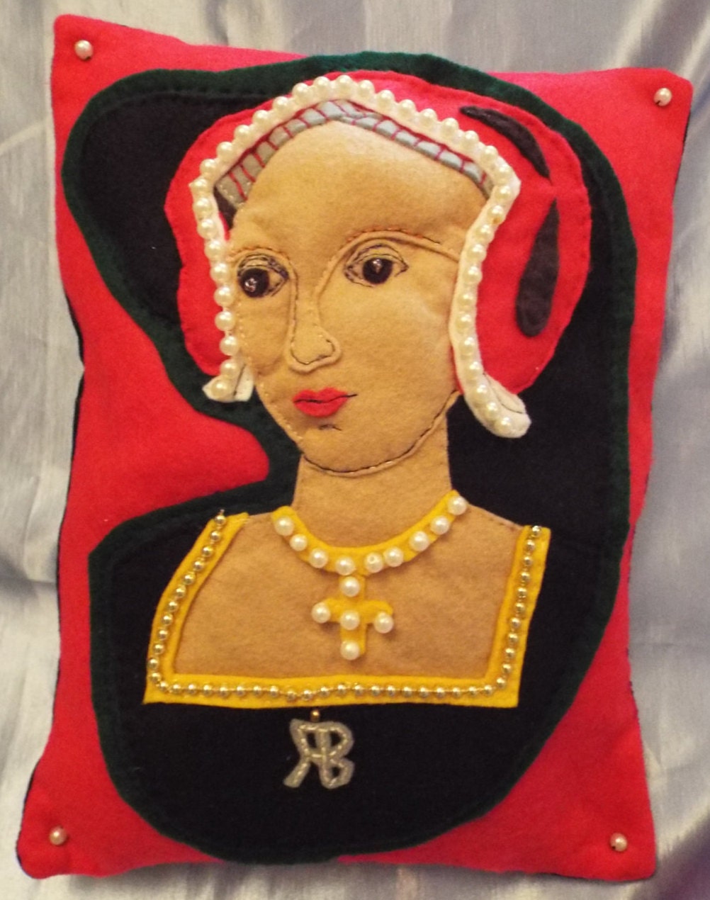 Anne Boleyn Moost Happy/Nidd Hall portrait Boudoir cushion