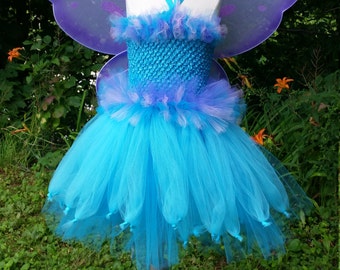 Abby Cadabby inspired Tutu Dress with wings, wand and hairbows