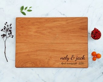 Wedding Cutting Board Gift For Bride To Be Personalized Engagement Present For Friends Most Sold Popular Items Engraved Unique Bridal Gift