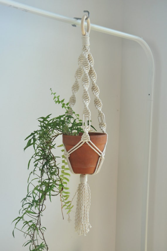 macrame pot holder plant hangers cotton rope macrame boho