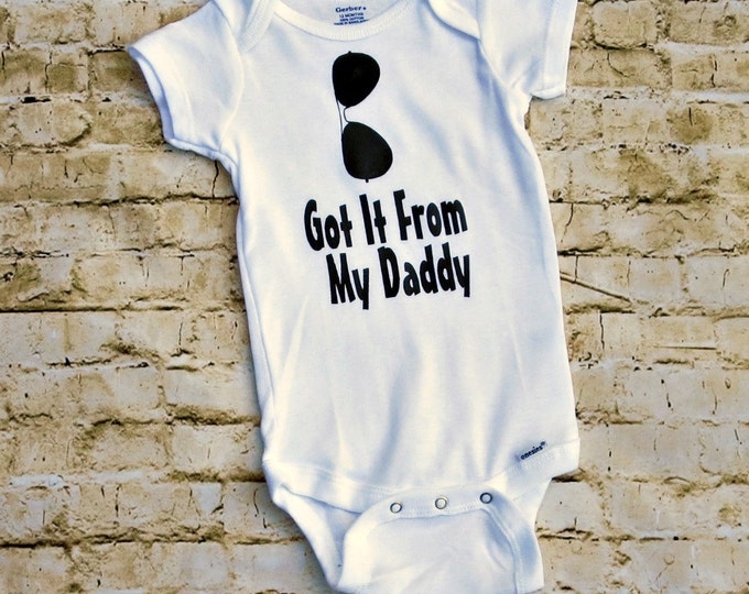 Daddys Boy - Baby Boy Onesie - New Daddy Gift - 1st Birthday - Baby Shower Gift - Daddys Baby Boy - First Birthday - New Dad - Baby Boy