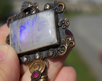 Artículos únicos para collar azul marino | Etsy