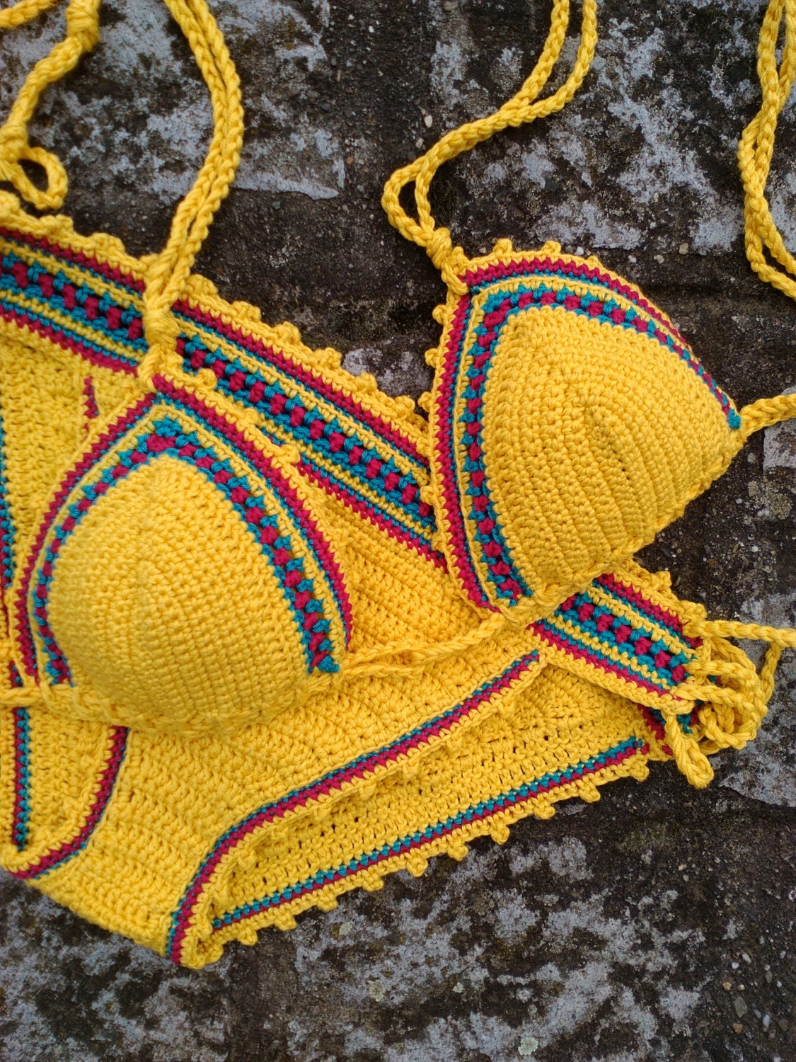 crochet bikini Jamaica 2 Crochet swimwear Crochet Beachwear