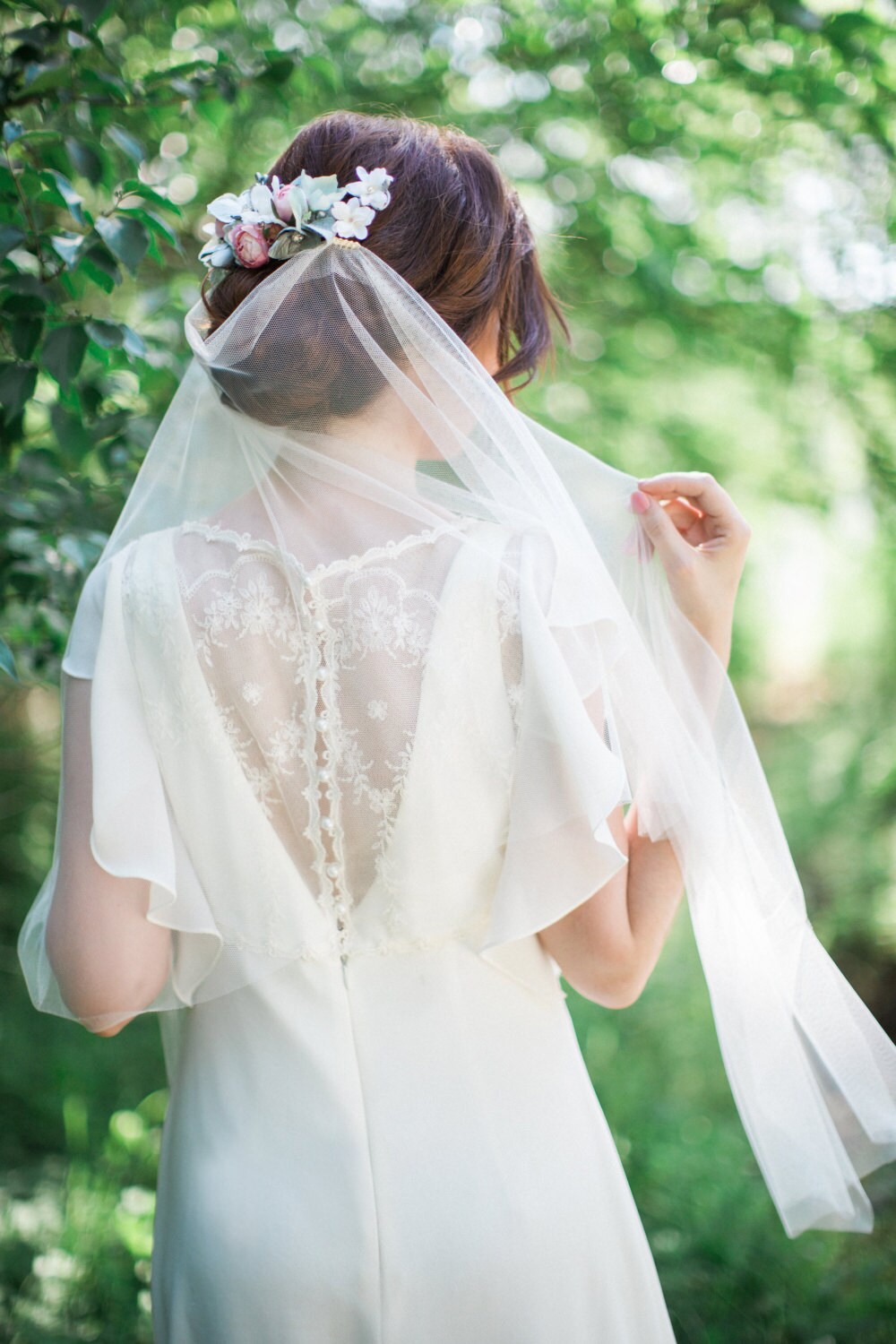 boho style wedding veils