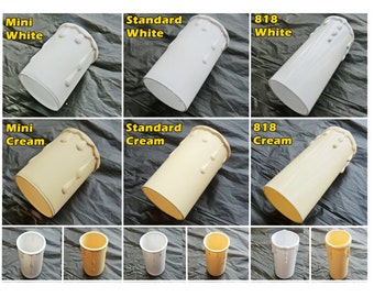 Set of 5 Plastic Candle Drips Bulb Sleeve Covers for Pendant Chandelier or Wall Lights Antique Retro Style New Lamp Light Replacement Parts