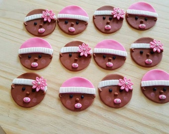 Fondant Baby Cupcake Toppers