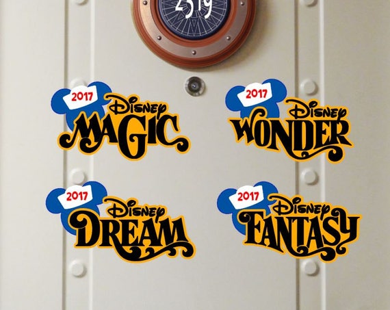 Disney Cruise Magnet DCL Ships