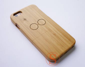 Harry Potter iPhone Case, Wood iPhone 7 case, iPhone 7 Plus case, Wood iPhone 6s case, iPhone 6s plus case, Carved Wood phone Case, KD-7