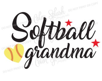 Download Baseball grandma svg | Etsy