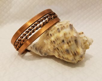 Vintage Handmade Copper Cufff Bracelet