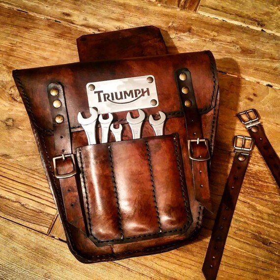 Triumph Bonneville Scrambler left side bag cover Fianchetto.